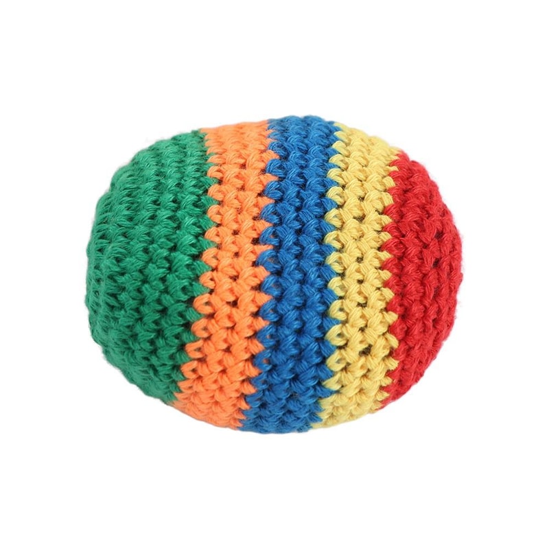 Soft Knitted Juggling Balls Set Colorful Mini Bean Bags for Kids Outdoor Play & Stress Relief