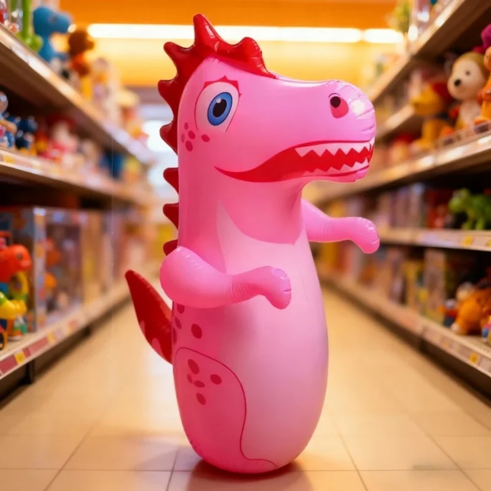 Inflatable Punching Bag For Kids Roly Poly Boxing Toy For Indoor Outdoor Play 2