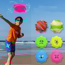 silicone water flying discs splash toy for kids beach outdoor play