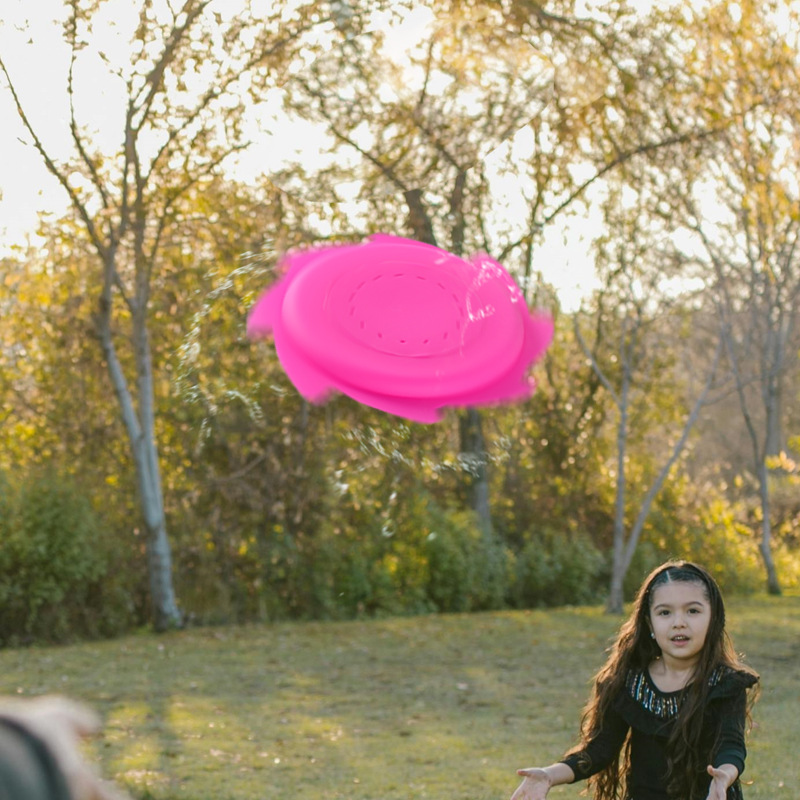Silicone Water Flying Discs Splash Toy For Kids Beach Outdoor Play 4