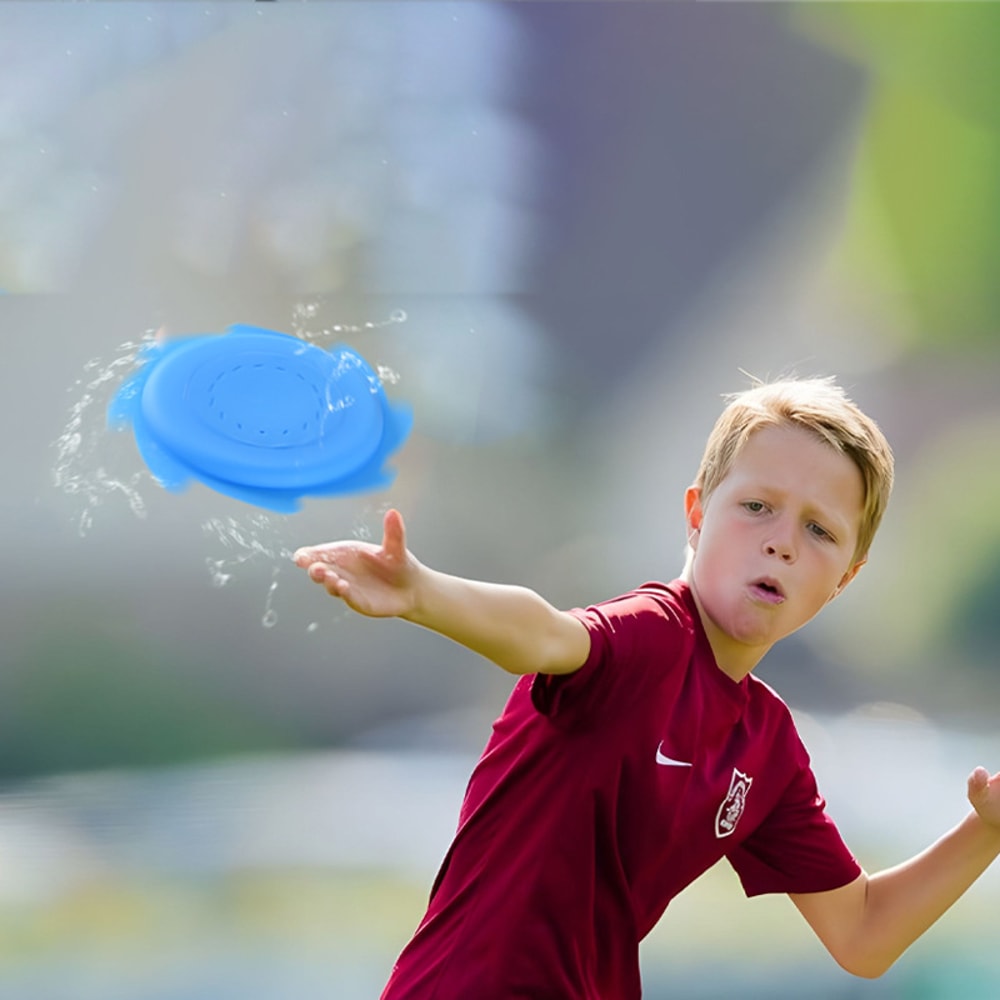 Silicone Water Flying Discs Splash Toy For Kids Beach Outdoor Play 6