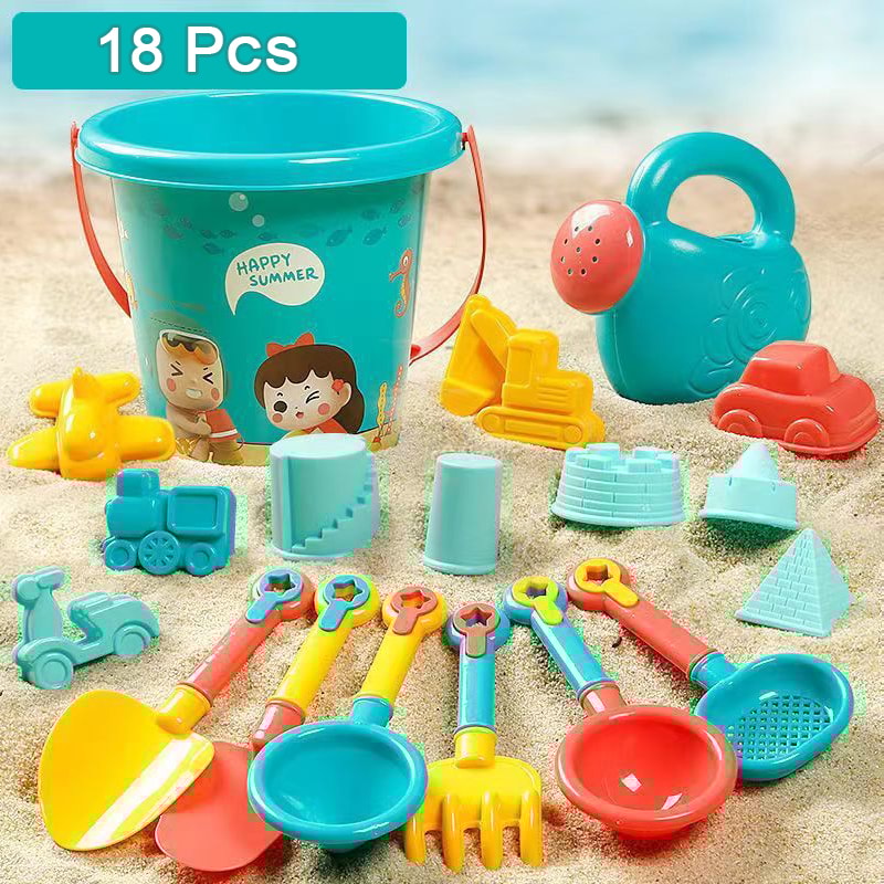 Kids Beach Sand Toy Set With Bucket And Shovel For Toddlers Summer Water Play 1