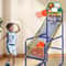 Kids Arcade Basketball Game Set Indoor Outdoor Hoop With Balls Pump 0