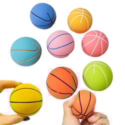 ultra bounce mini stress basketball toy soft rubber stress relief ball for kids and adults
