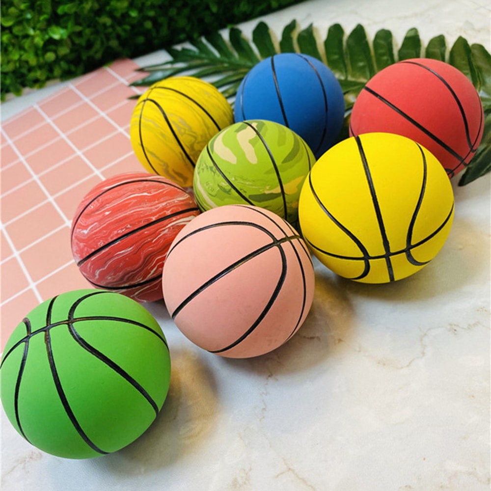 Ultra Bounce Mini Stress Basketball Toy Soft Rubber Stress Relief Ball For Kids And Adults 2