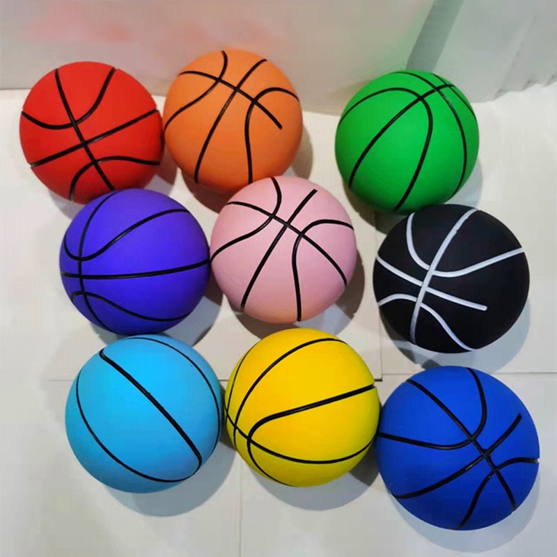 Ultra Bounce Mini Stress Basketball Toy Soft Rubber Stress Relief Ball For Kids And Adults 3