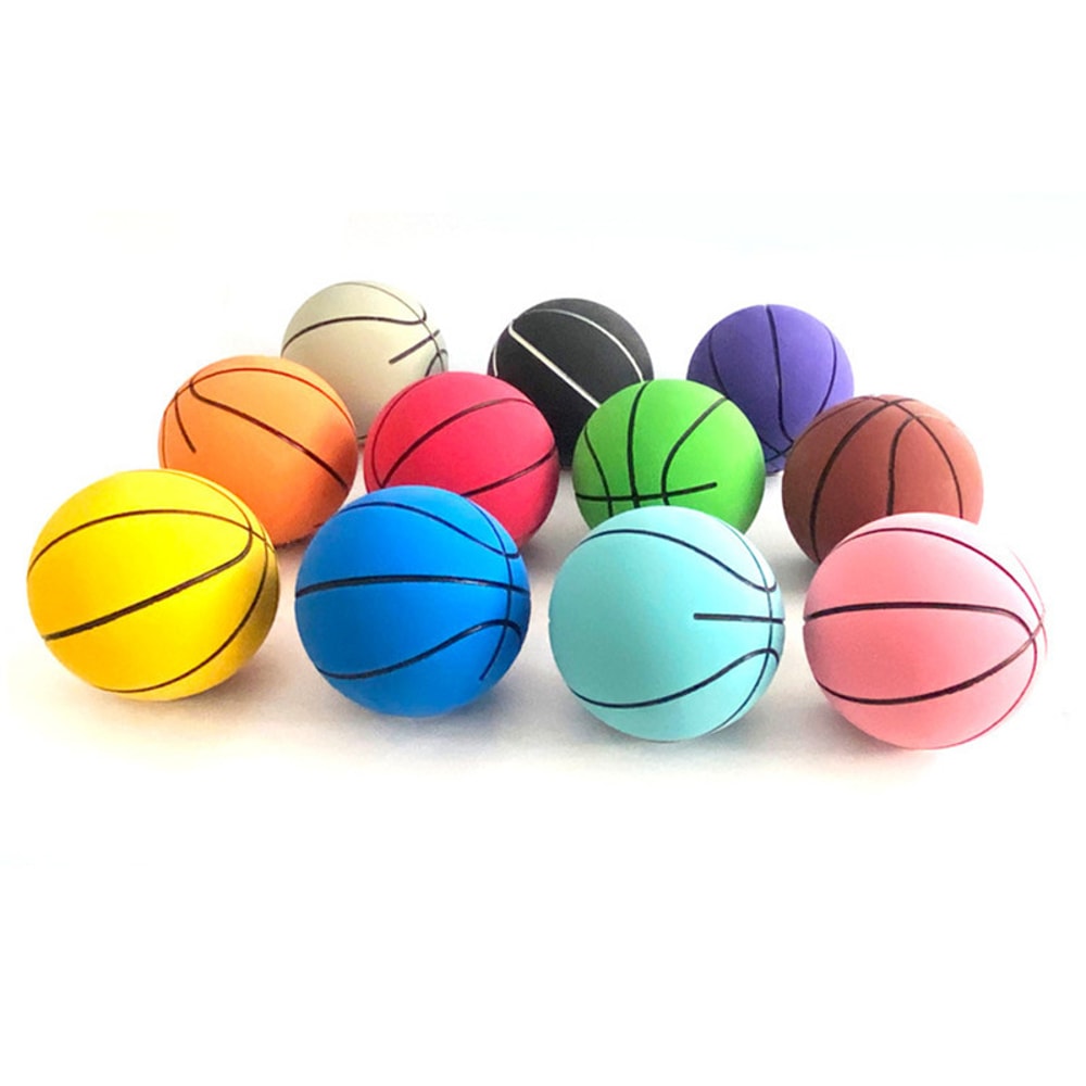 Ultra Bounce Mini Stress Basketball Toy Soft Rubber Stress Relief Ball For Kids And Adults 5