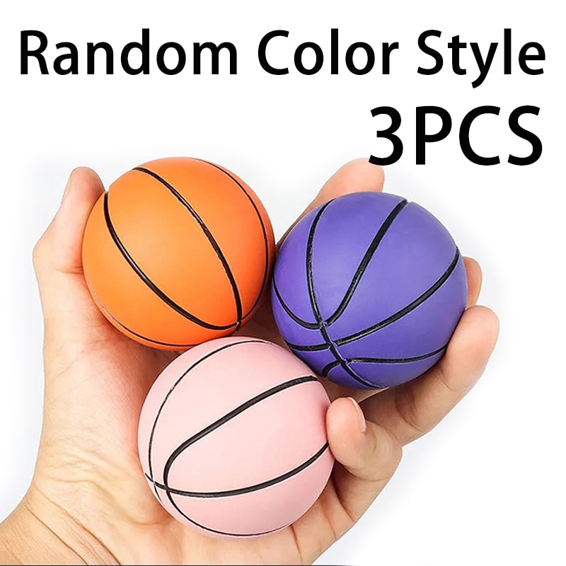 Ultra Bounce Mini Stress Basketball Toy Soft Rubber Stress Relief Ball For Kids And Adults 4