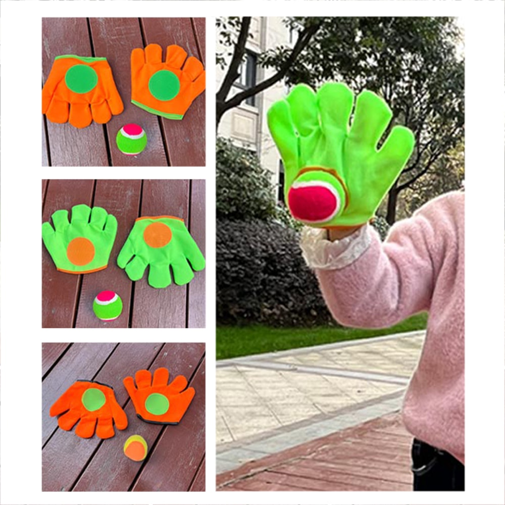 Sticky Catch Ball Set Outdoor Kids Game For Active Play Family Fun 5