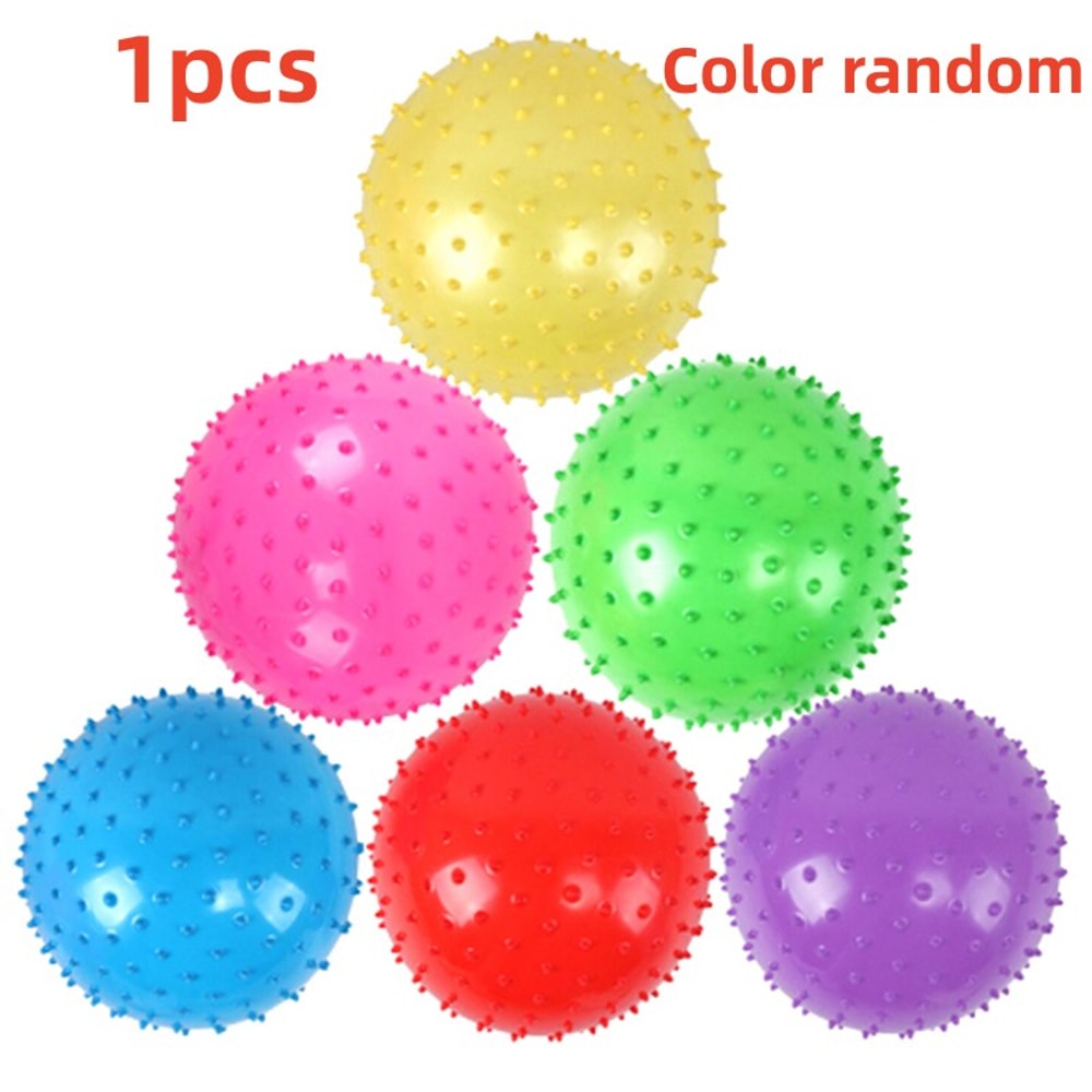 Kids Sensory Massage Ball Set Soft Spiky Inflatable Toy For Motor Skill Development 4