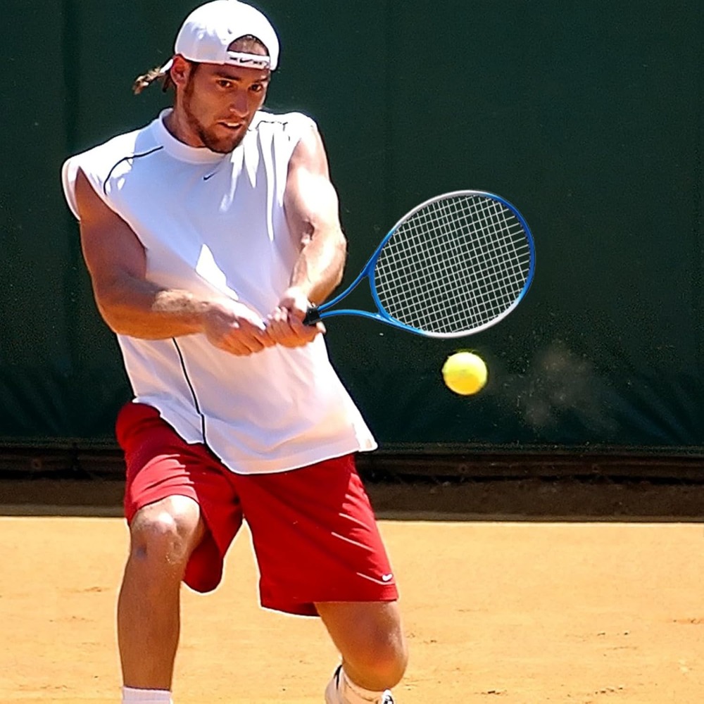 Portable Tennis Rebound Trainer Set Solo Practice Coach With Elastic Ball 1