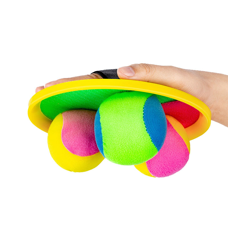 Kids Sticky Ball Catch Game Set Velcro Catch Ball Game Outdoor Fun for Parent Child Play