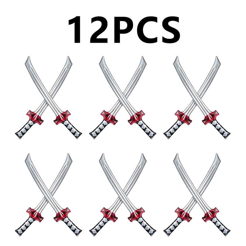 Inflatable Samurai Sword Toy Safe Inflatable Ninja Sword For Kids Cosplay And Parties 4