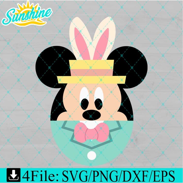 Mickey Spring Svg Mickey Mouse Eggs Svg, Mickey Easter Svg, Disney Easter Svg, - Inspire ...
