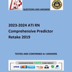 2023-2024 ATI RN Comprehensive Predictor Retake 2019