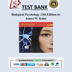 Biological Psychology 13th Edition by James W. Kala