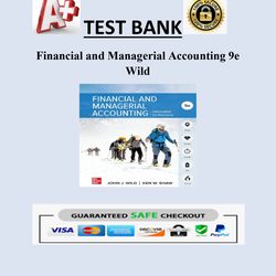 Financial and Managerial Accounting 9e Wild