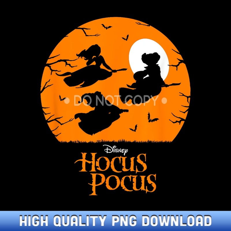 Disney Halloween Hocus Pocus Sanderson Sisters Night Flight - Luxury Sublimation PNG Collection - Explore the Spectrum of Sublimation Possibilities