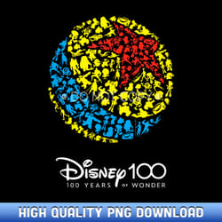 disney 100 pixar ball characters anniversary d100 - exclusive release sublimation files