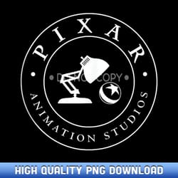 pixar animation studios luxo jr white logo - high-definition png sublimation designs