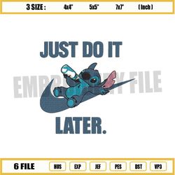 nike stitch just do it later embroidery designs, logo nike embroidery design file png