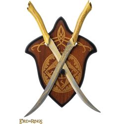 The Lord Of The Rings Swords Of Legolas, Legolas Greenleaf's sword metal and hanging plaque