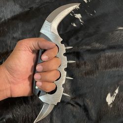 Beautiful Handmade Damascus Fixed Blade Hunting Knife, Viking Knife, Bowie Knife, Survival knife, Military warrior knife
