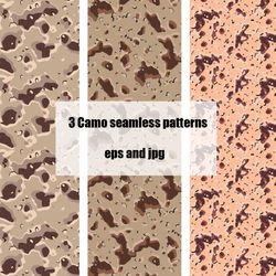 Classic desert camouflage pattern