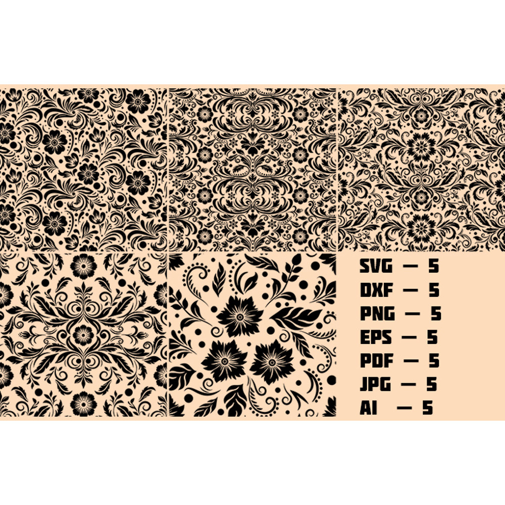 Black floral ornament seamless pattern1.jpg