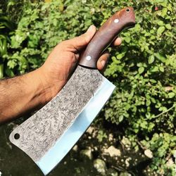 Hand Forged Cleaver Knife Meat Slicing Cleaver Vegetables Gifts BBQ Cleaver Birt