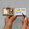 Mini Wooden Watercolor Palette With Small Sketchbook 2
