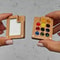 Mini Wooden Watercolor Palette With Small Sketchbook 5