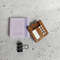 Mini Wooden Watercolor Palette 8 Cells For Colors With Tiny Sketchbook 13
