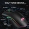 Rechargeable Wireless USB Gaming Mouse Backlit RGB Optical DPI Levels 4