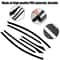 Blackout Window Trim Decals Chrome Delete 7