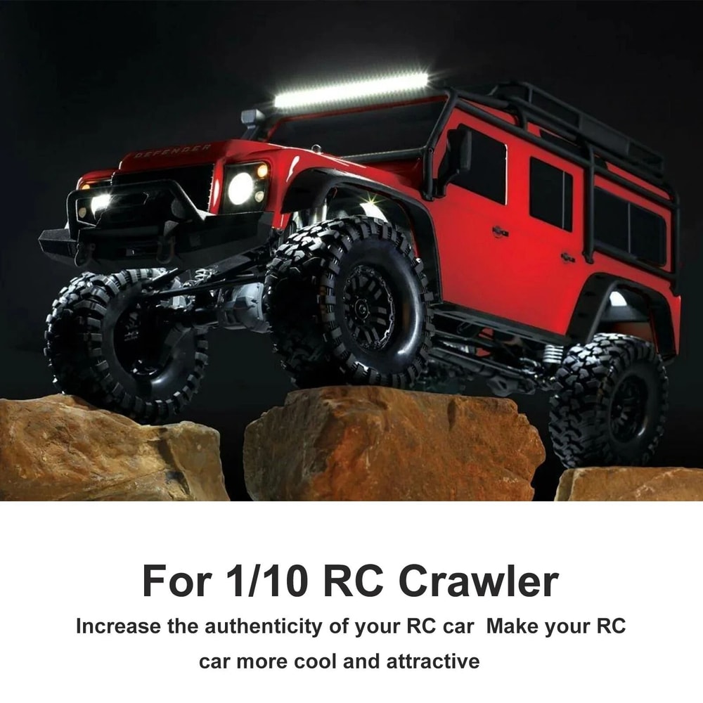 HighPerformance Roof Mount Light Bar Super Bright LED Low Power For RC Crawlers 3