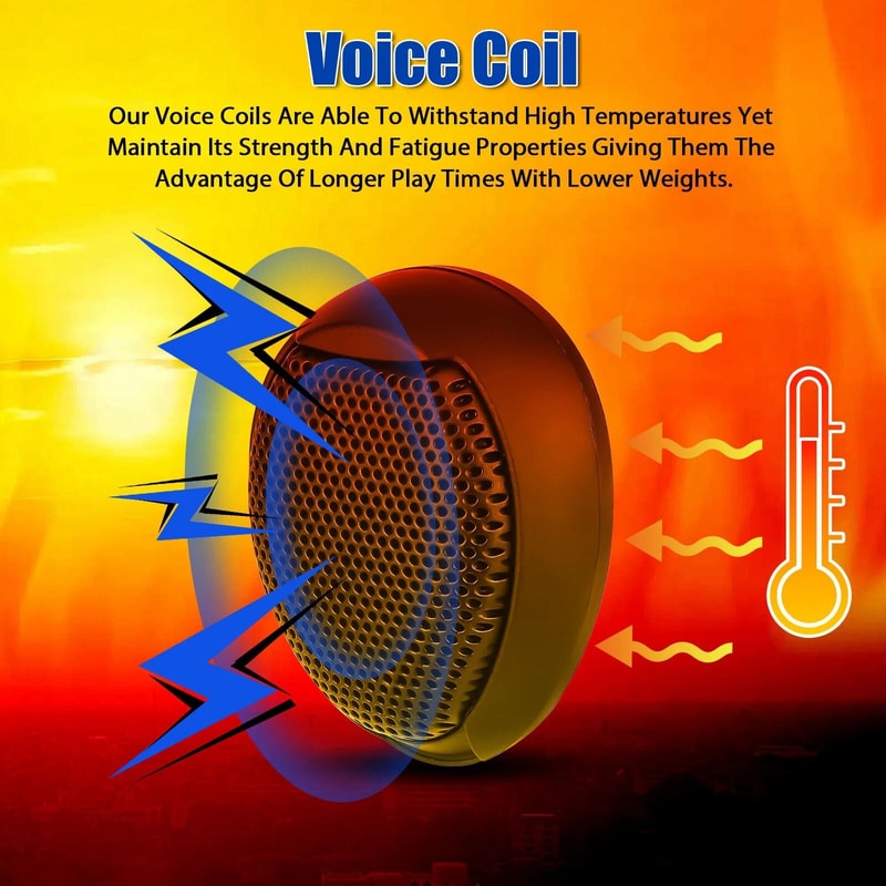 High Frequency Car Dome Tweeters Super Power Speakers Universal Fit 9