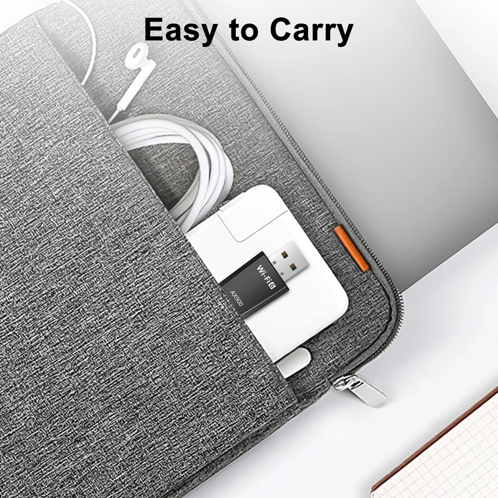 Dual Band USB WiFi Network Adapter Wireless Receiver For PCDesktop 1