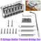 High Gloss Chrome Tremolo Bridge Set With Adjustable Saddles For Stratocaster 1