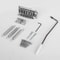High Gloss Chrome Tremolo Bridge Set With Adjustable Saddles For Stratocaster 4