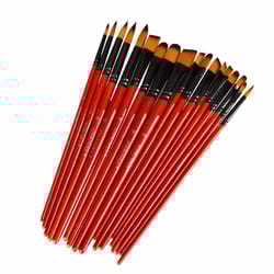 artist brushes set for watercolor, oil, acrylic, craft painting and model art