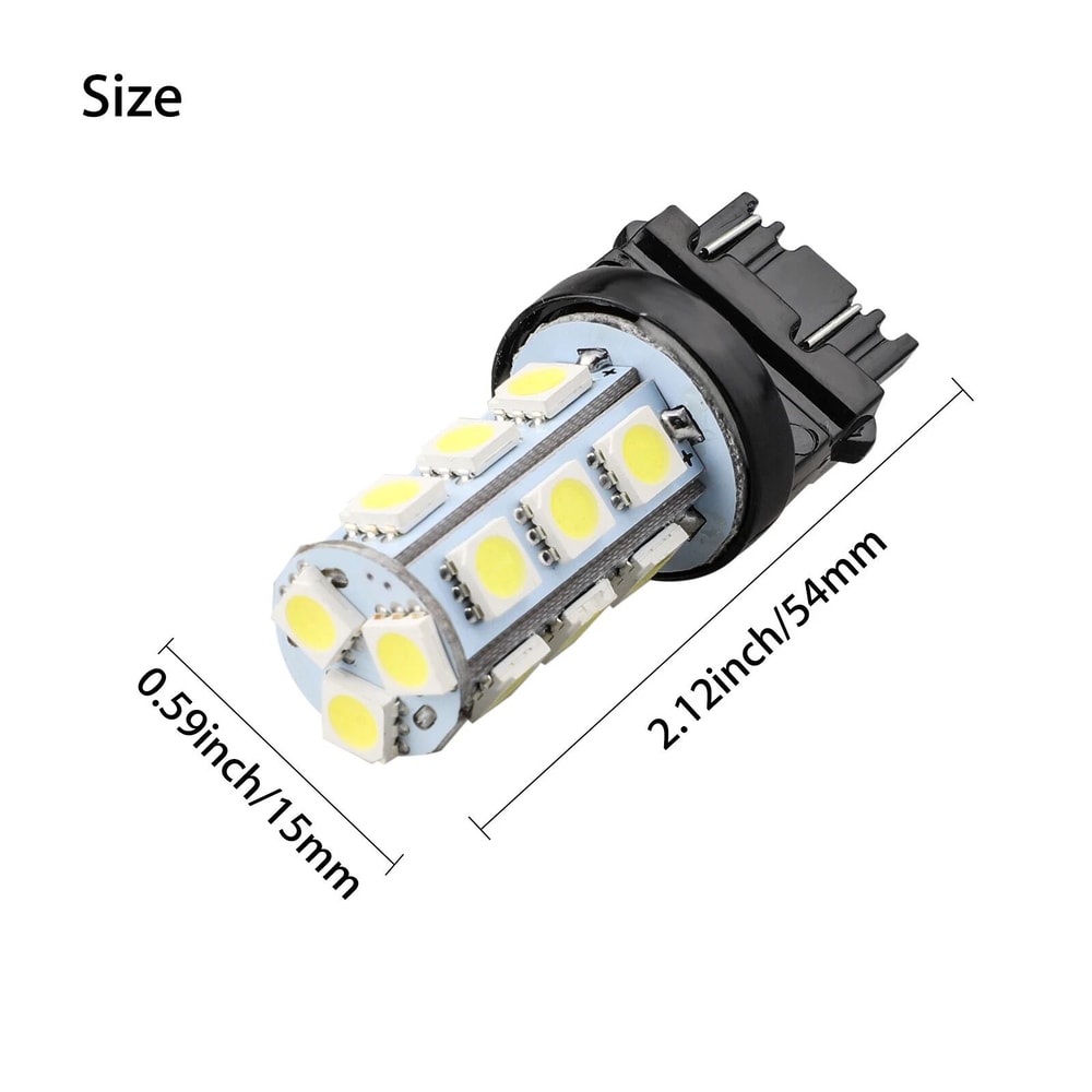 LED Brake Signal Light Bulbs Super White 12V DRL Tail Reverse Parking Light 2