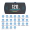 Digital Gauge Head Up Display With Speedometer RPM Voltage Fuel Monitoring 6