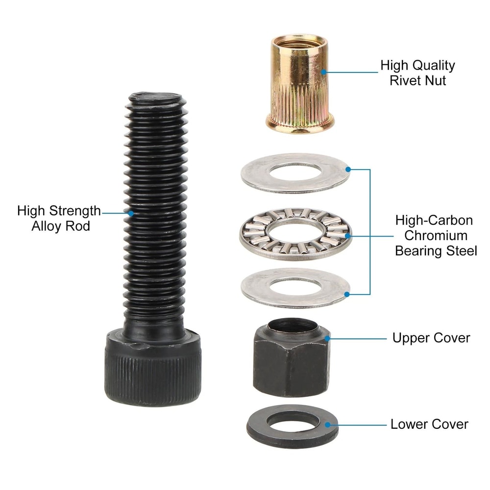 Carbon Steel Manual Rivet Tool Kit Nutsert Kit 5