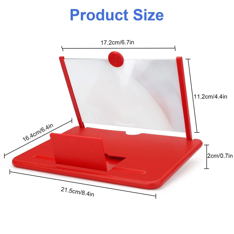 HD Screen Magnifier Foldable Mobile Phone Amplifier With Eye Protection 5