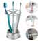 Stainless Steel Toothbrush Holder Freestanding Bathroom Storage Stylish Toothpaste Stand SpaceSavin 0