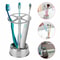 Stainless Steel Toothbrush Holder Freestanding Bathroom Storage Stylish Toothpaste Stand SpaceSavin 0