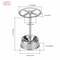 Stainless Steel Toothbrush Holder Freestanding Bathroom Storage Stylish Toothpaste Stand SpaceSavin 1