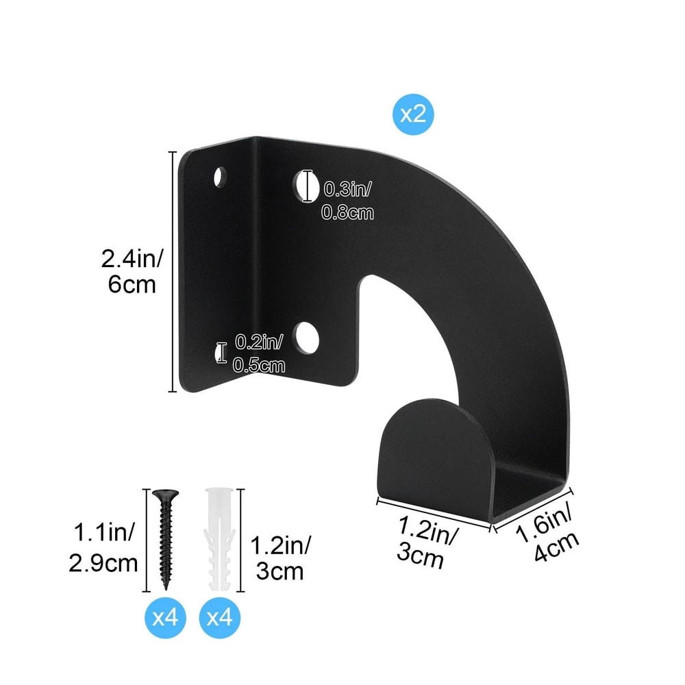 Durable Chainsaw Wall Mount Heavy Duty Holder Organizer Rack 6