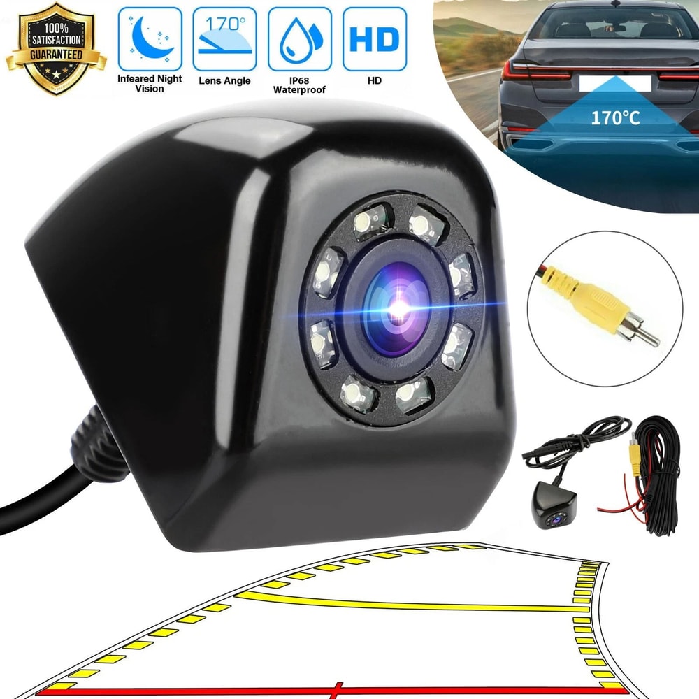 Night Vision Waterproof Reverse Camera Car Rear View Backup Cam With HD Parking Guide 3